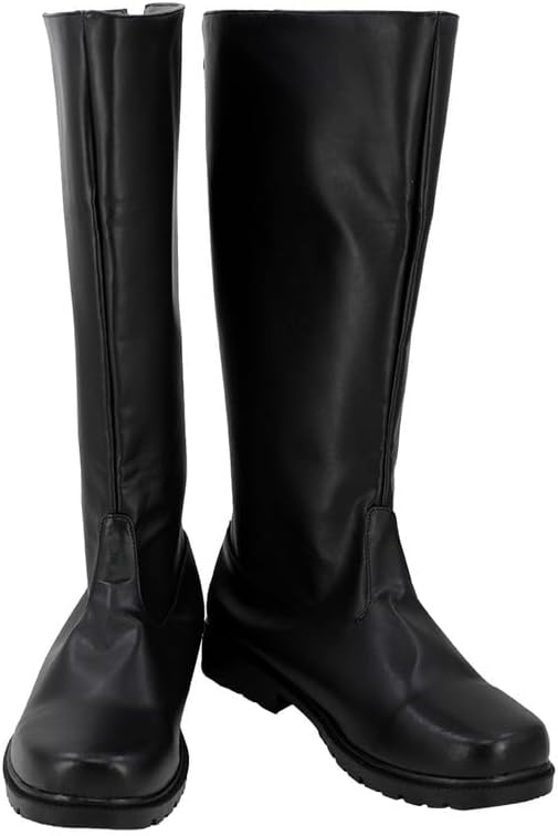 

Ботинки рыцаря для взрослых, мужские, для косплея, черные, обувь, аксессуары для Хэллоуина Roeutoo