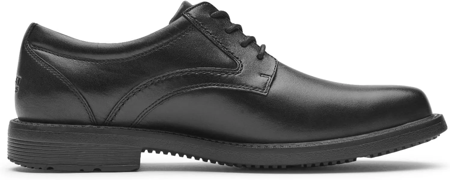 Мужские оксфорды Rockport Style Leader 2 с гладкими носками, черный — фото 3
