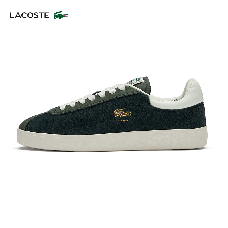 

Кроссовки женские Lacoste на шнуровке, темно-зеленый / белый, Черный, Кроссовки женские Lacoste на шнуровке, темно-зеленый / белый