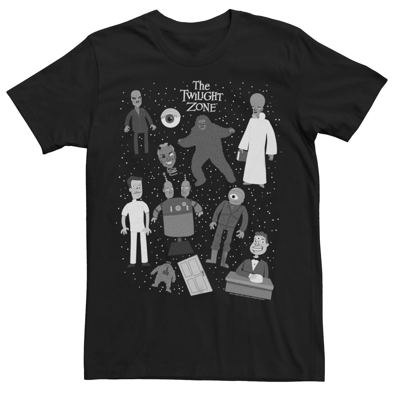 

Мужская футболка Twilight Zone Creatures Licensed Character