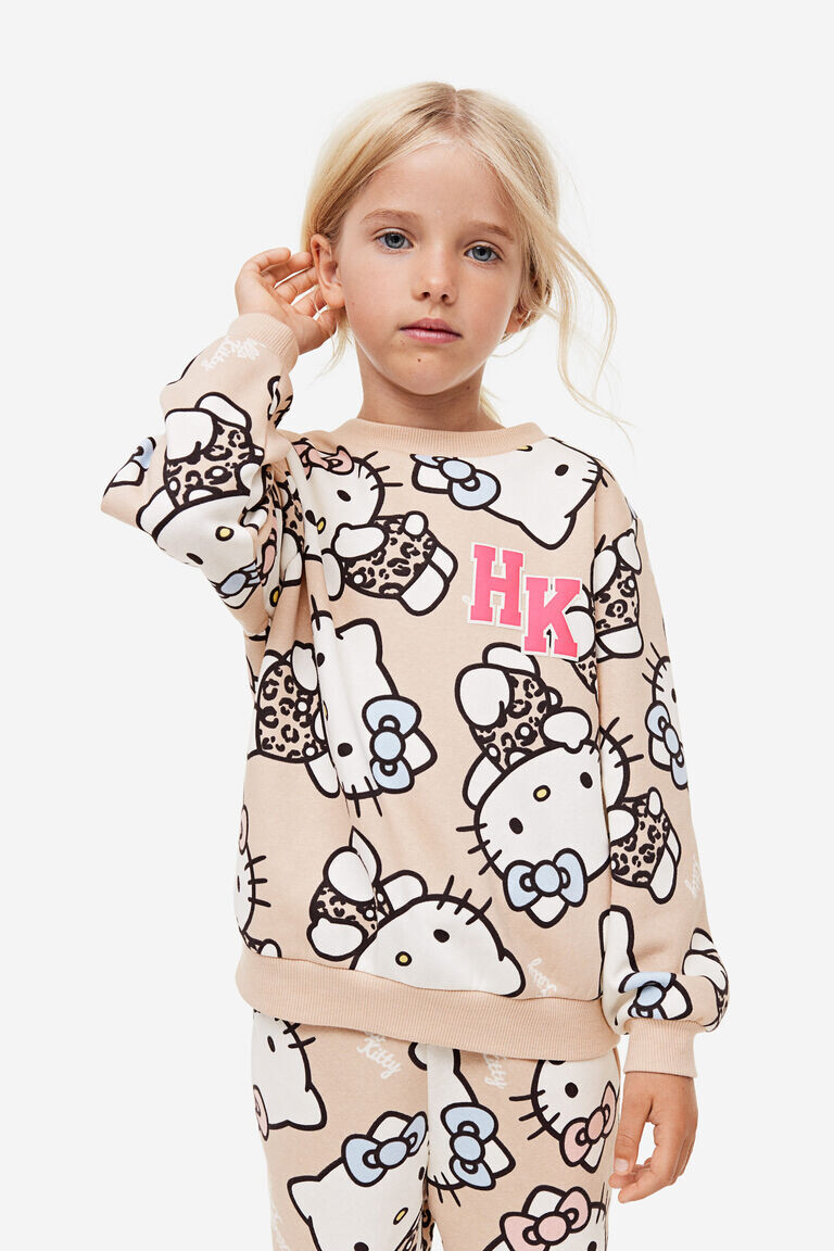 

Толстовка с принтом H&M, бежевый