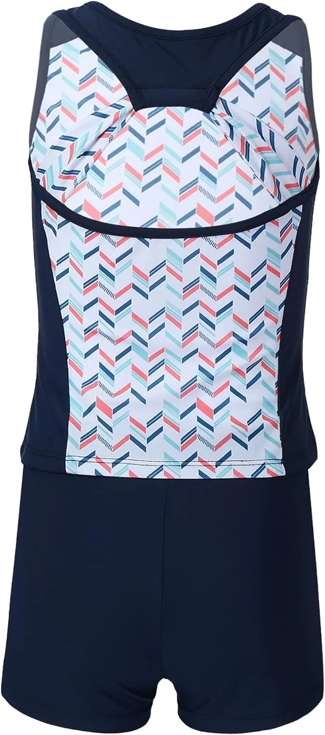 Детский спортивный комплект из топа и шорт TTAO, Blue,navy — фото 2