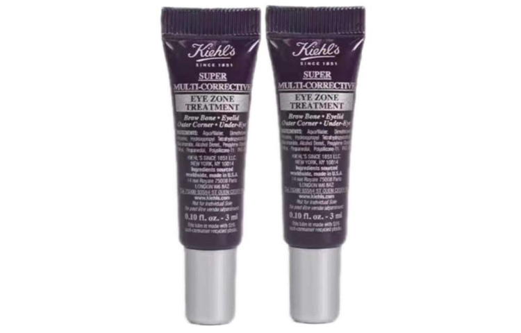 Kiehl's KEYANSHI фиолетовый стеклянный крем для глаз пробник увлажняющий успокаивающий 3мл/3мл*2/3мл*3/3мл*4/3мл*5 — фото 3