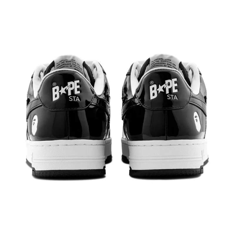 Кроссовки BAPE STA Low top для скейтбординга мужские A BATHING APE, черный BKX — фото 4