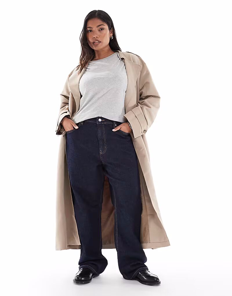 

Джинсы прямого кроя Curve Comfort, белый Asos Curve