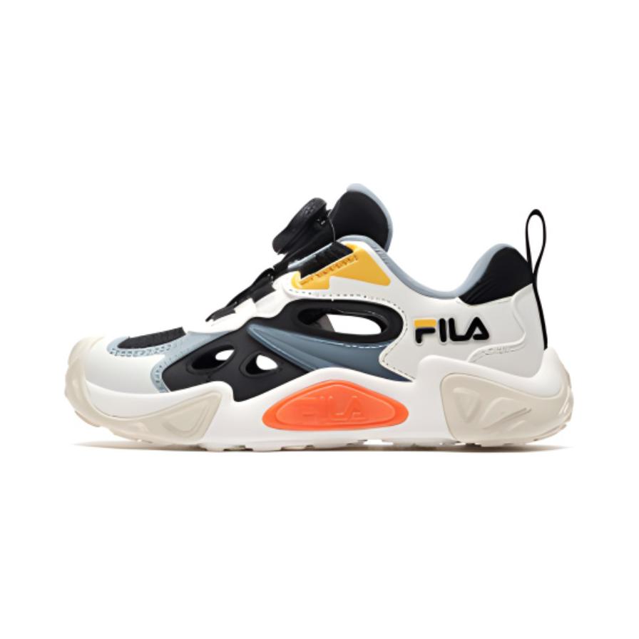 

FILA KIDS Детские кроссовки с нескользящей подошвой, износостойкие, черного и белого цвета, для детей от 3 до 7 лет