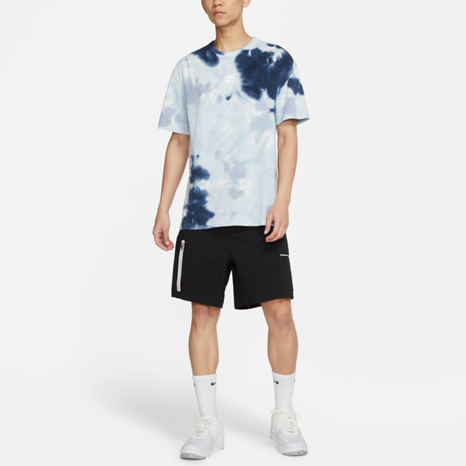 Футболка мужская сланцево-синяя Nike, синий — фото 3