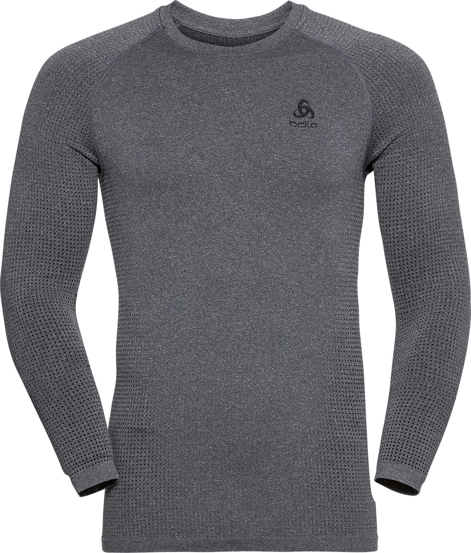 

Odlo Мужская футболка Performance warm eco longsleeve grey melange/black M