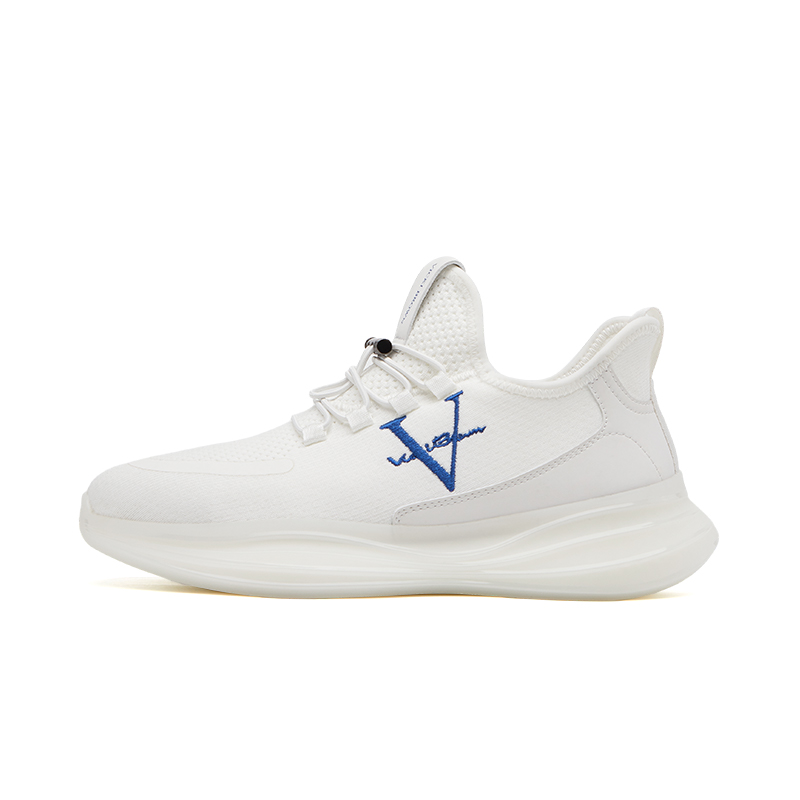 

VICKI BROWN Низкие повседневные мужские кроссовки бело-голубые, цвет White Blue