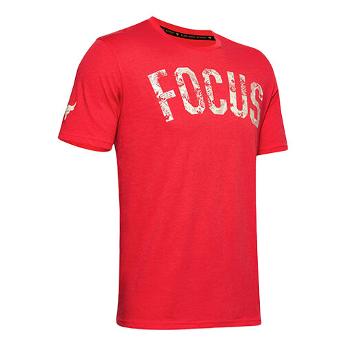 

Футболка men's project rock training sports red Under Armour, красный