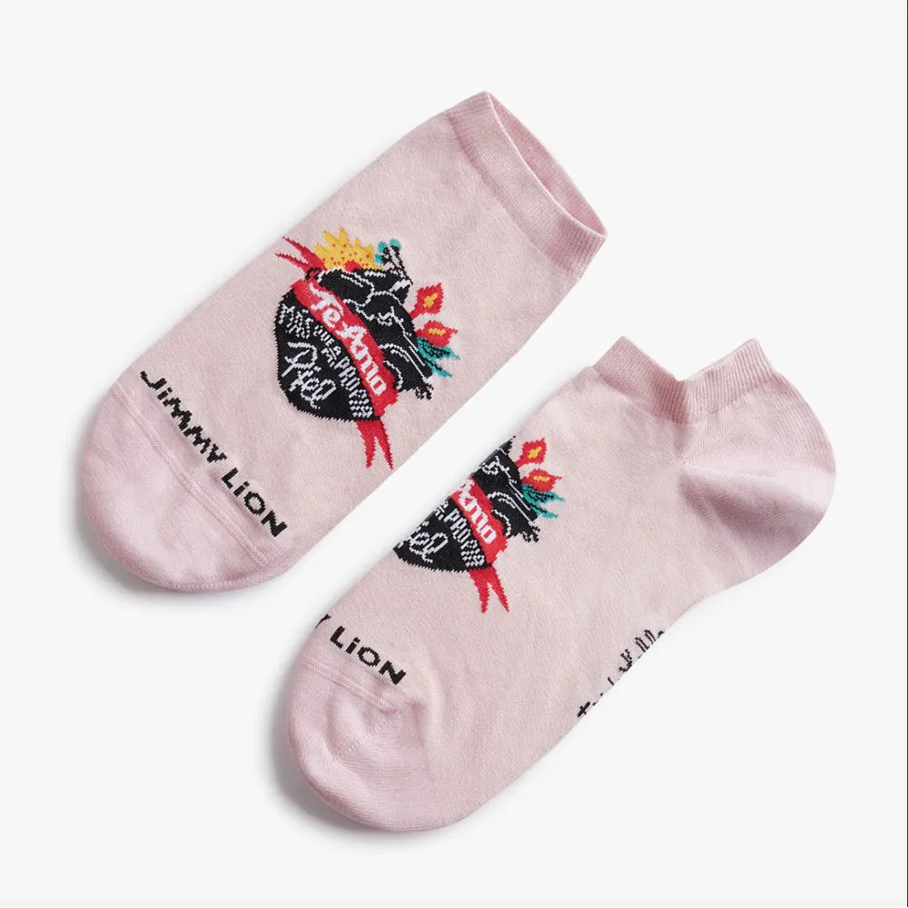 

Носки Jimmy Lion Frida Te Amo short, розовый