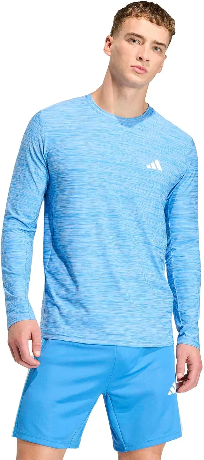 Футболка с длинным рукавом adidas Climacool, Ray Blue Melange