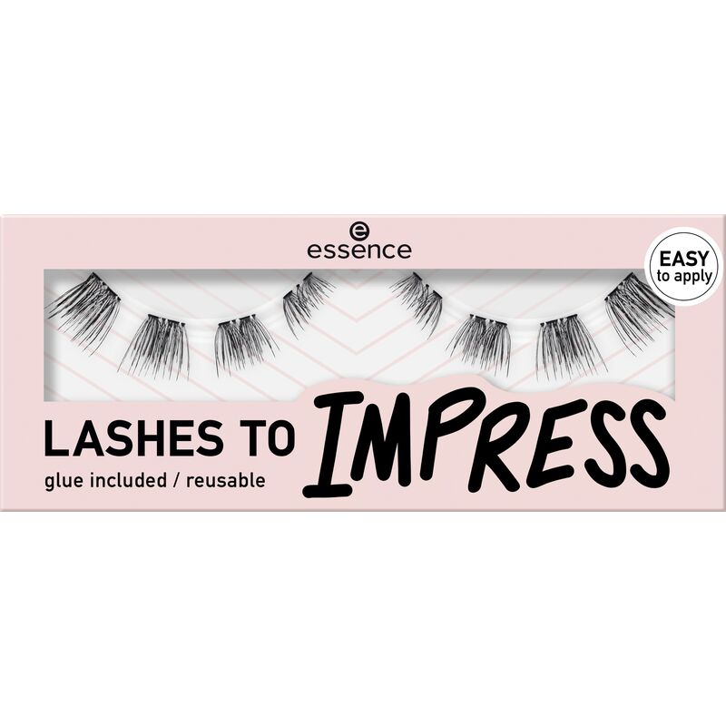 

Lashes To Impress 08 предварительно подрезанных ресниц essence, 8 шт.