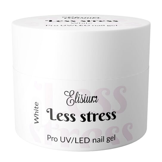 

Строительный гель, белый, 40мл Elisium, Less Stress Builder Gel