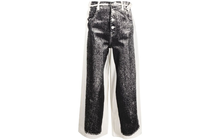 

Джинсы женские черные/белые Mm6 Maison Margiela