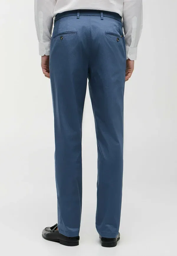 Брюки чинос Tommy Hilfiger Denton straight printed structure chinos, цвет Эгейское море — фото 3