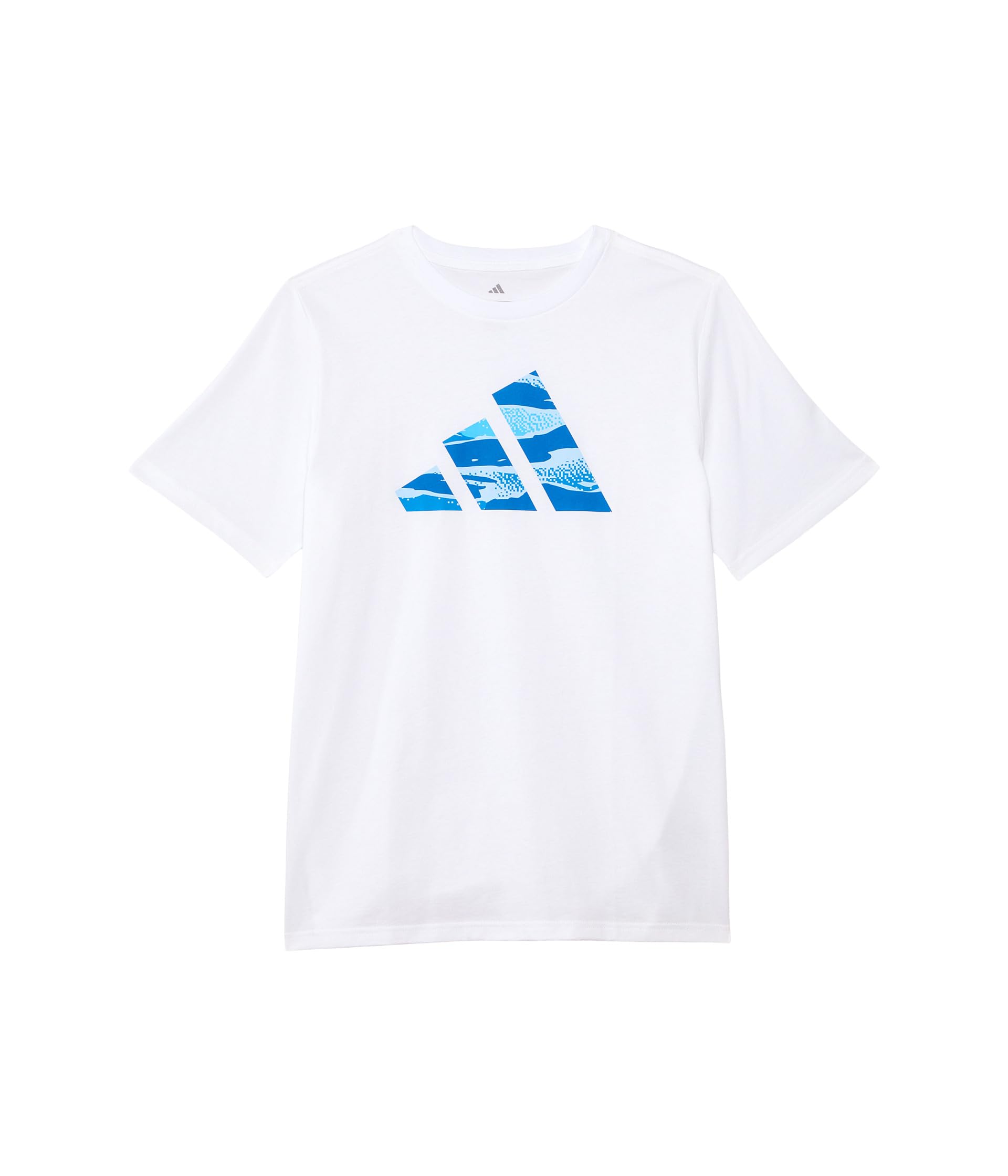 

Футболка adidas Kids Tiger Camo Logo Tee, цвет White/Blue