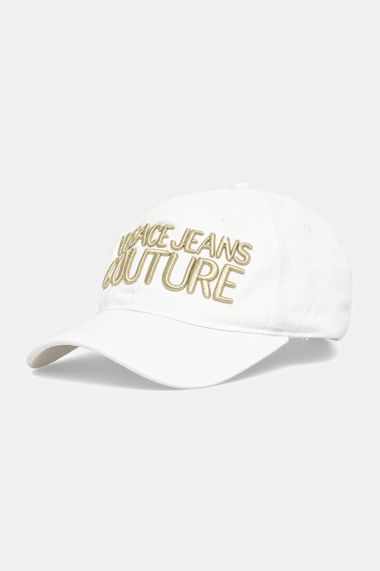 

Хлопковая кепка с козырьком Versace Jeans Couture, белый