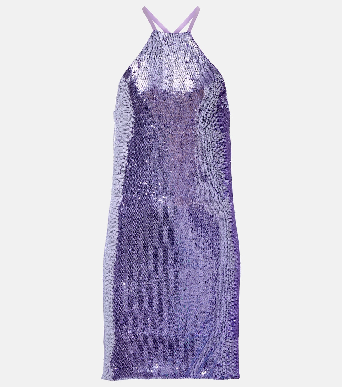 

Мини-платье Одри с пайетками The Attico, Lilac
