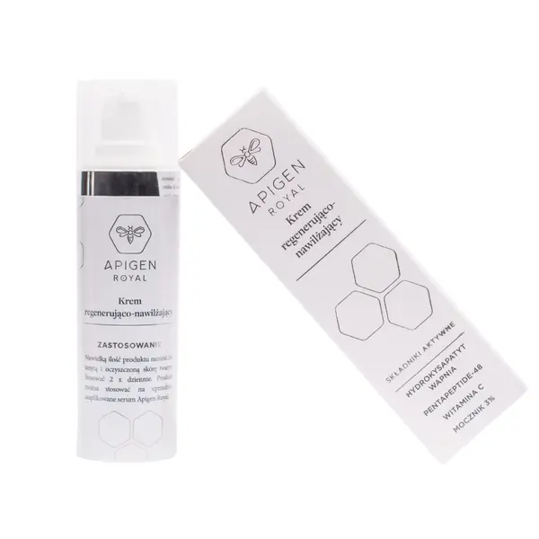 

Регенерирующий и увлажняющий крем для лица с пептидами маточного молочка, 30 мл Apigen Royal