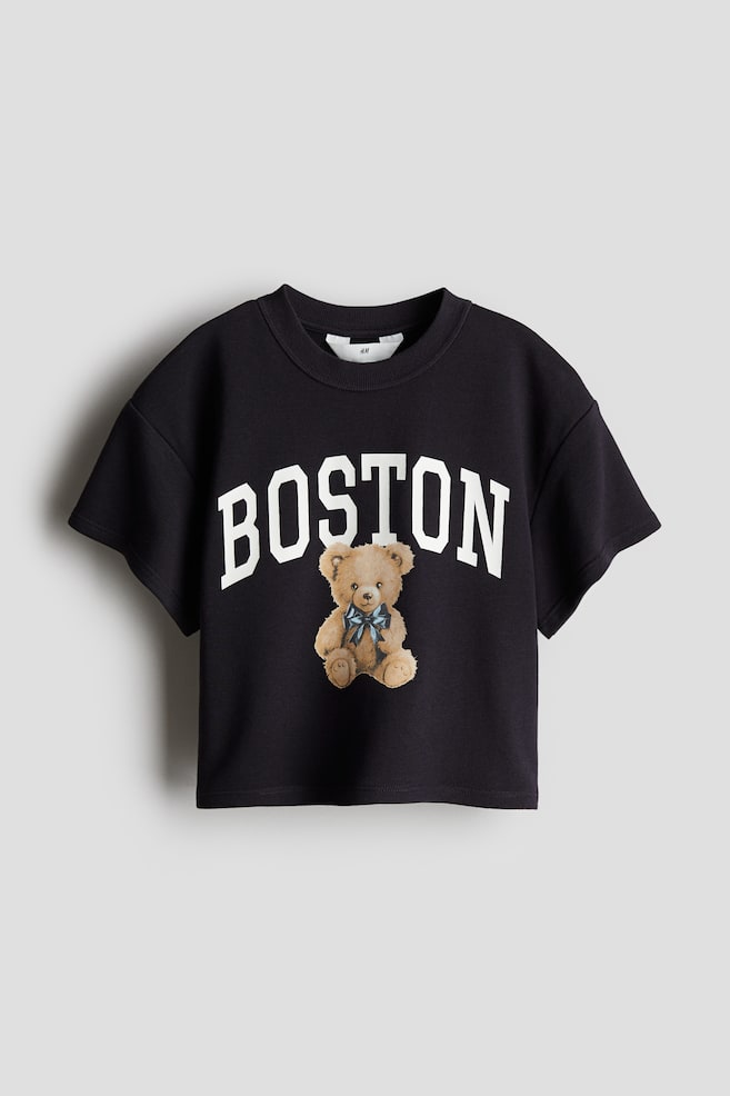 

Короткая рубашка с принтом H&M, мультиколор
