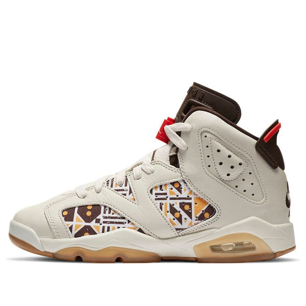 

Кроссовки 6 retro 'quai 54 - sail gum' Air Jordan, мультиколор