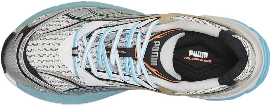 Мужские кроссовки PUMA Velophasis с поэтапной шнуровкой - серые — фото 4