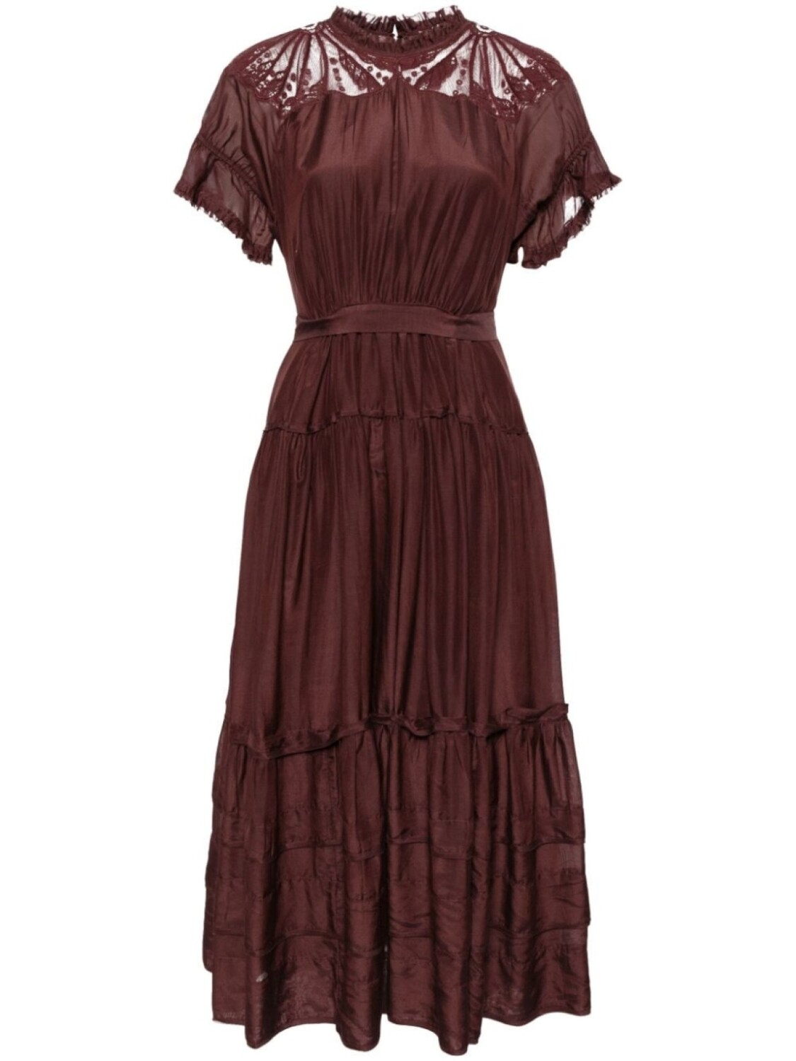 

Ulla Johnson платье Fia, красный