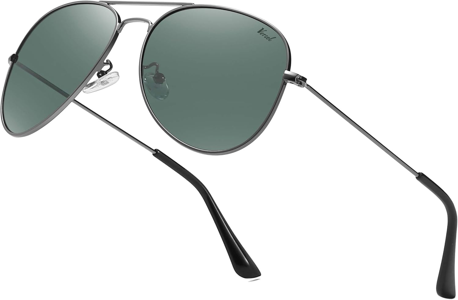 

Солнцезащитные очки-авиаторы для мужчин и женщин, поляризованные зеркальные линзы с защитой от УФ-излучения UV400, легкие и классические, подходят для вождения и активного отдыха на природе Versol, Vs-03olive Green+grey