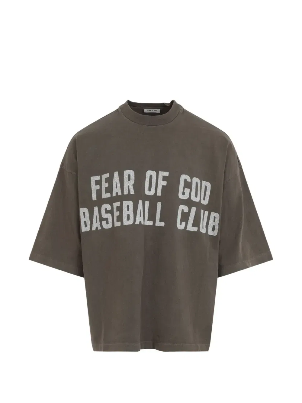 Футболка из хлопка с логотипом Fear Of God, коричневый