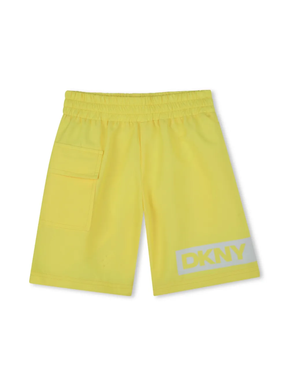 

Плавки-шорты с логотипом Dkny Kids, желтый