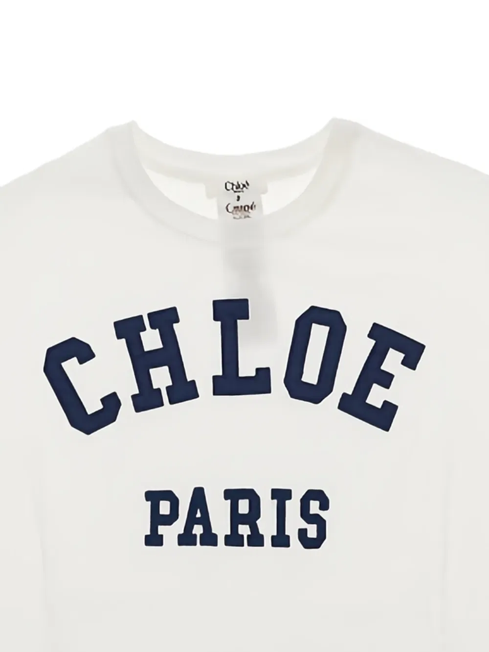 Укороченная футболка Chloe Kids, белый — фото 2