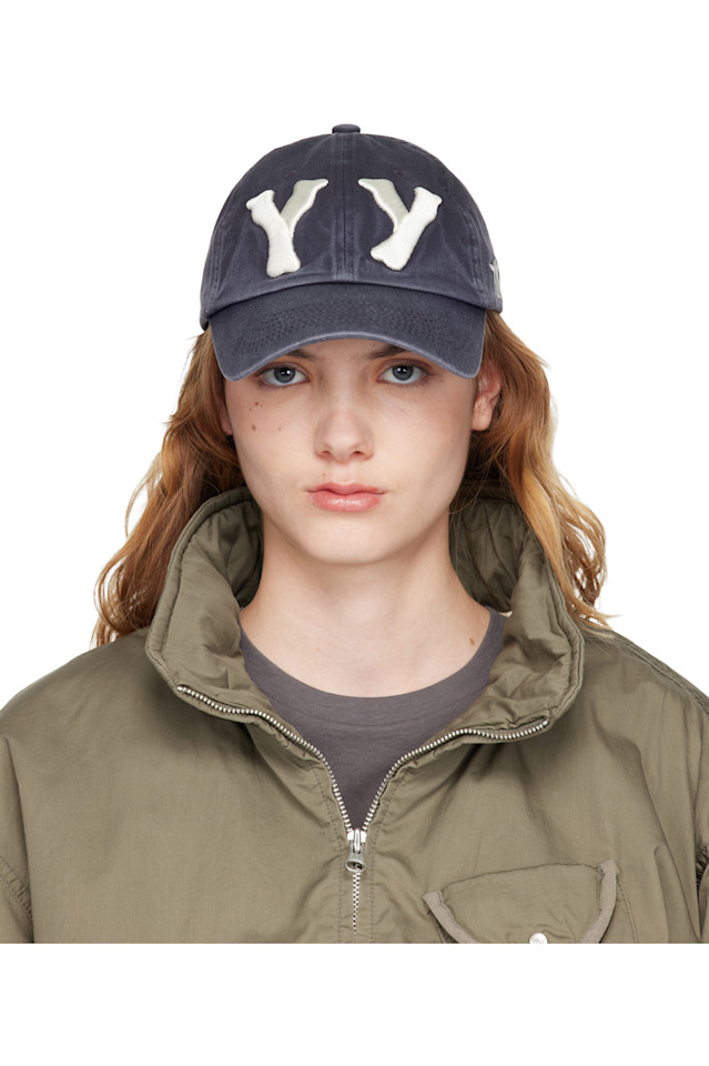 

Бейсболка с изображением сердечной кости 'YY' Open Yy, темно-синий