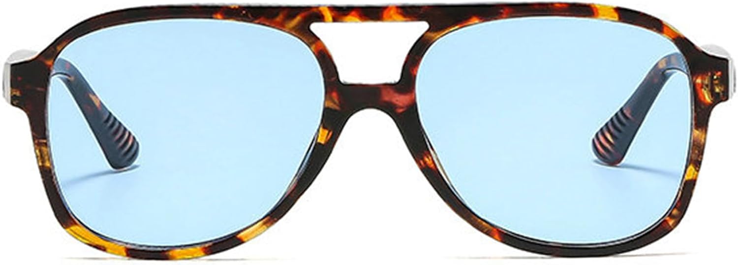 

Винтажные солнцезащитные очки-пилот Willochra большого размера для женщин и мужчин. Классические большие квадратные черные солнцезащитные очки с двойной перемычкой, C7