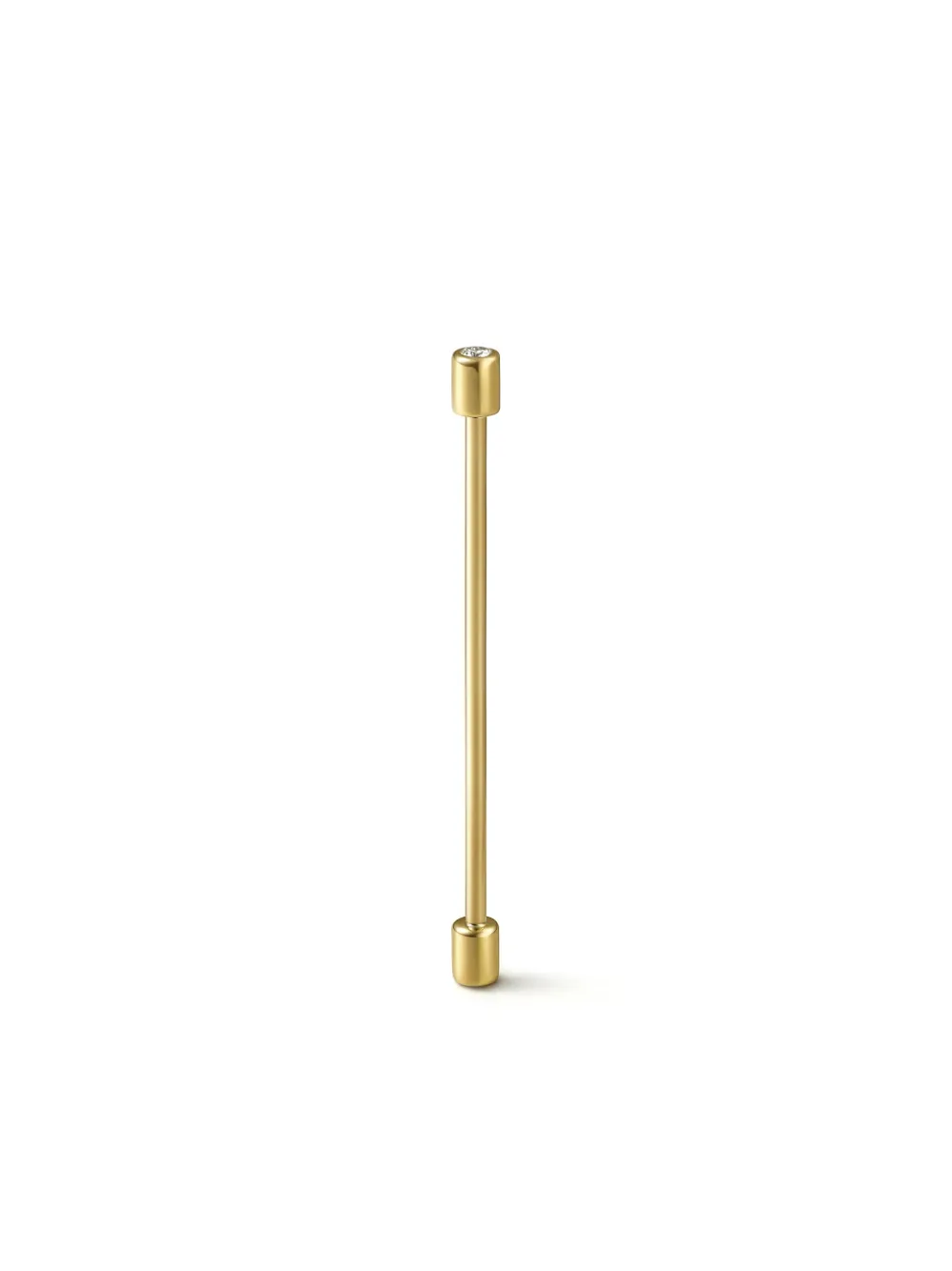 

Серьга Twist Pin 03 из желтого золота Shihara, золотой