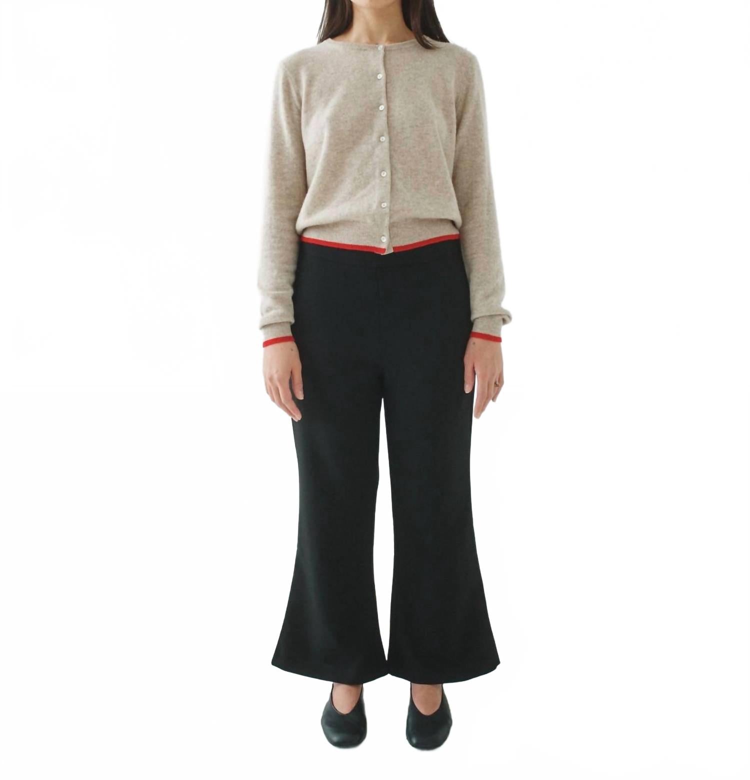 

Укороченные брюки Kick Flare черного цвета T.W.I.N. That’S What I Need, черный