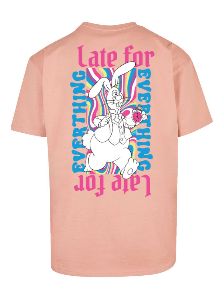 

Футболка большого размера Алиса в Стране чудес янтарного цвета F4NT4STIC