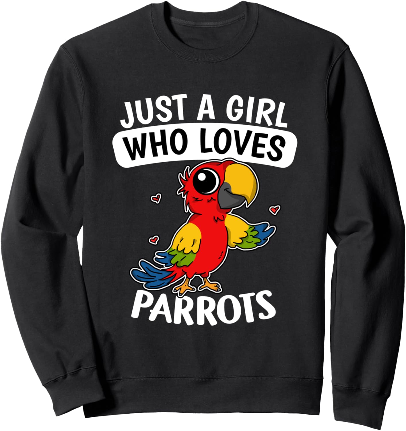 

Толстовка с изображением попугая «Просто девушка, которая любит попугаев», черная Cute Baby Parrot Gift Idea For Girls And Women, Черный, Толстовка с изображением попугая «Просто девушка, которая любит попугаев», черная Cute Baby Parrot Gift Idea For Girl