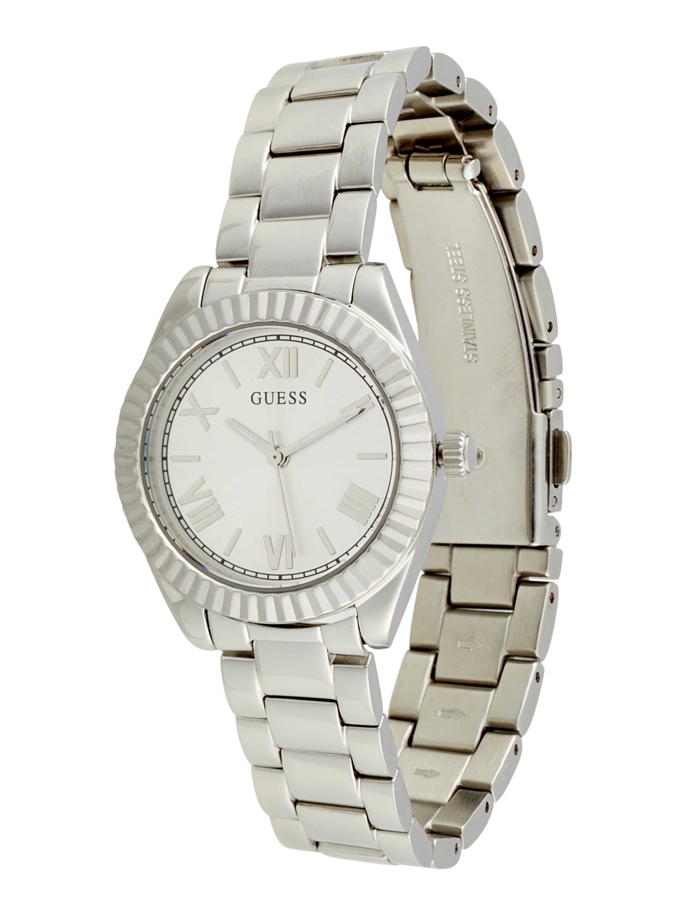 

GUESS Часы Analog 'Mini Luna' в серебристом цвете