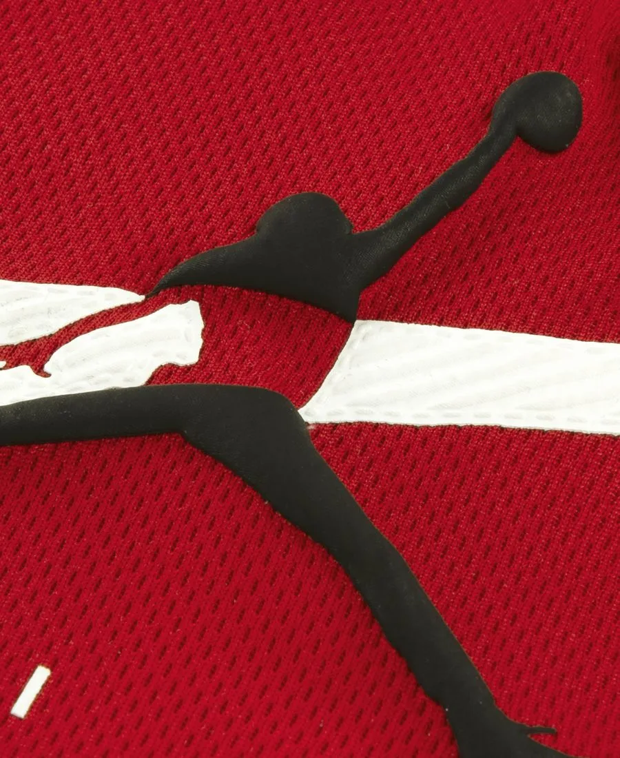 Детские шорты из сетчатой ткани Arch Mesh, размер 4-7X Jordan, gym красный — фото 4