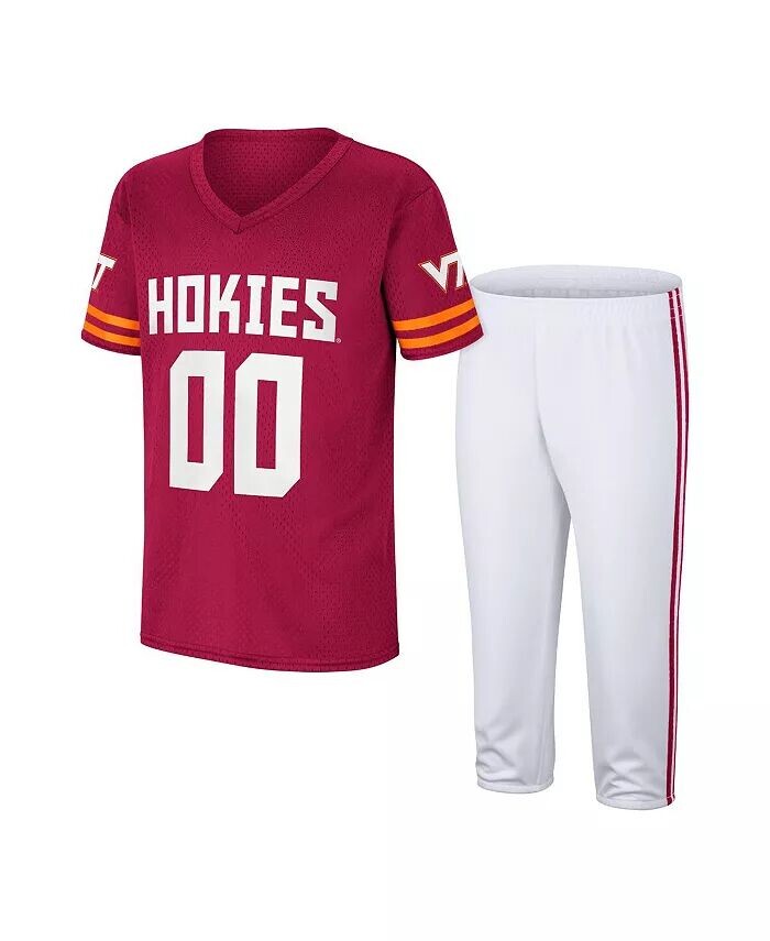 

Комплект из футбольного джерси и брюк Big Boys Maroon, White Virginia Tech Hokies Colosseum