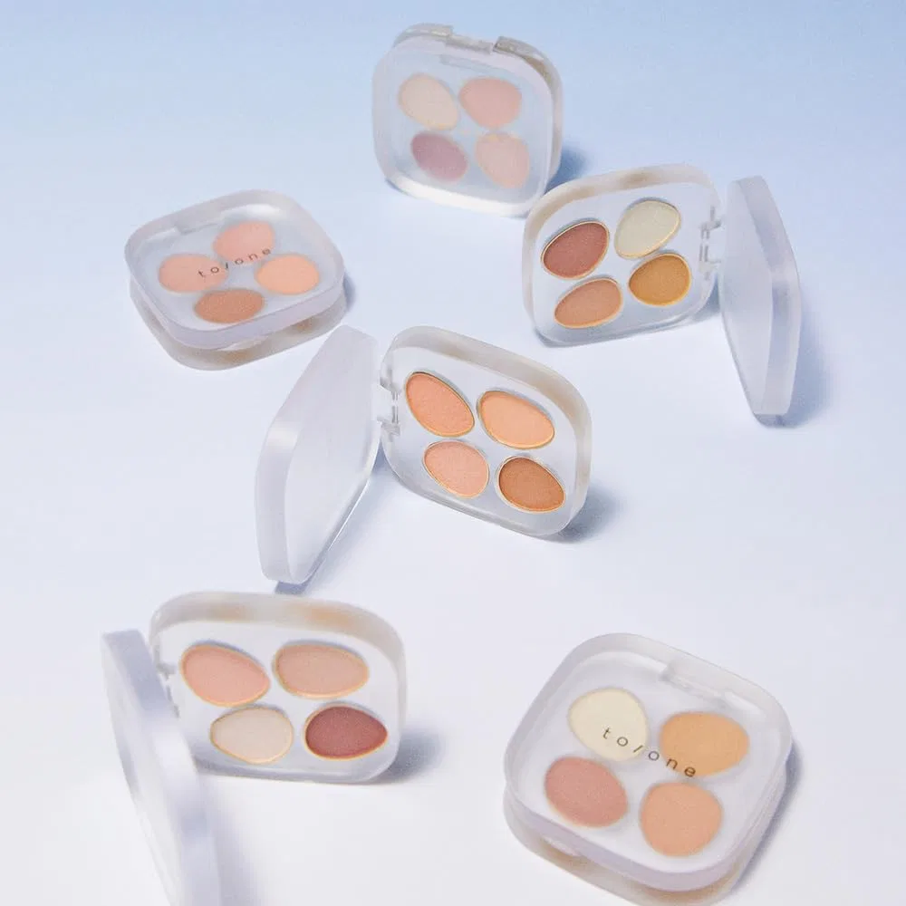 Палетка теней для век Petal Float To/One 01 Tangerine Beige — фото 4