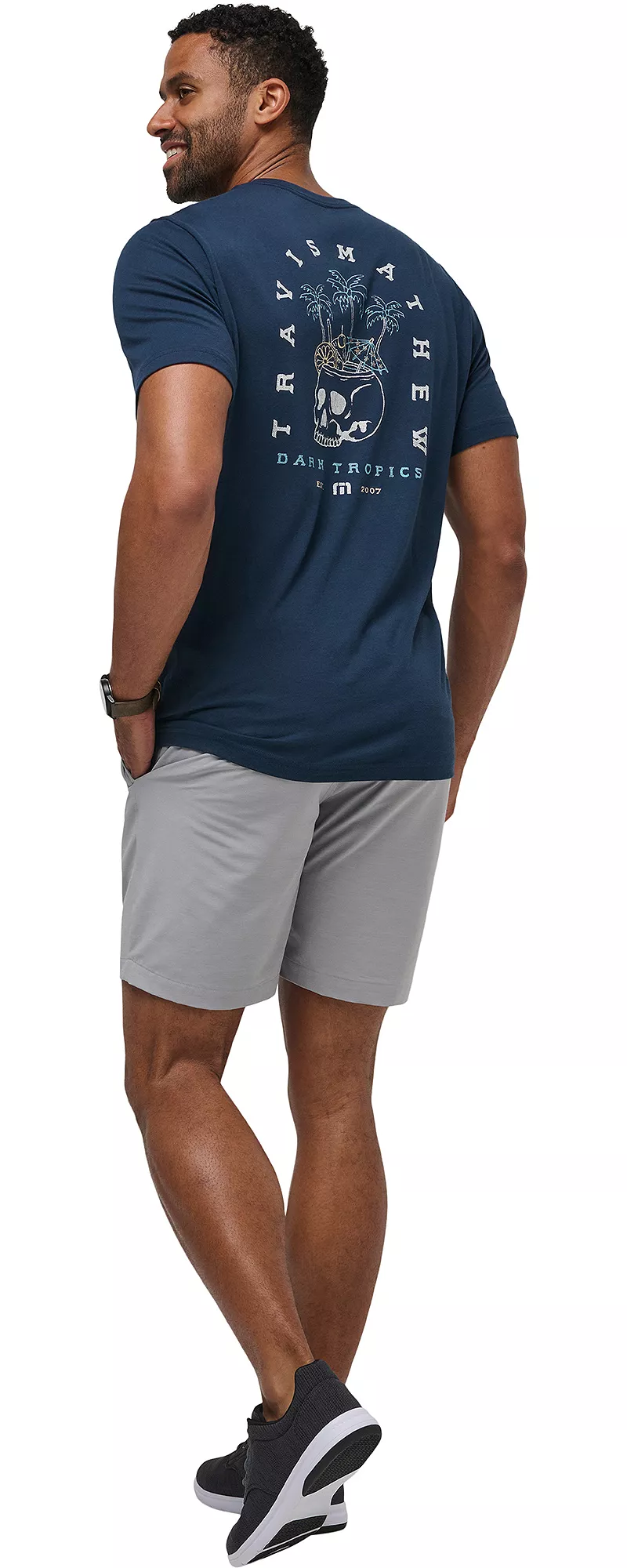 

Мужская футболка для гольфа TravisMathew Liquid Refreshment, цвет Total Eclipse