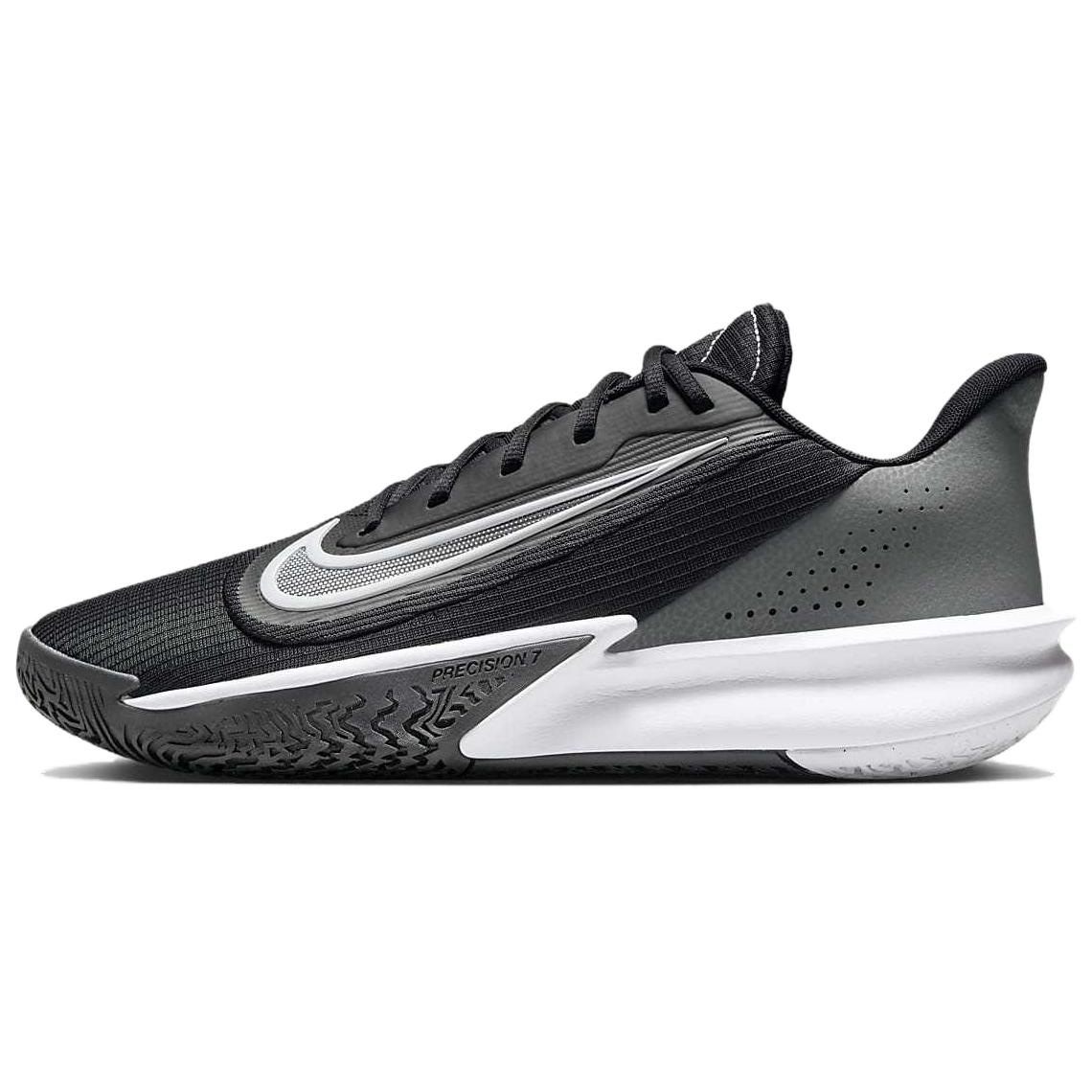 

Nike Прецизион 7 черный железно-серый дымчато-серый белый черный серый, цвет Black Gray