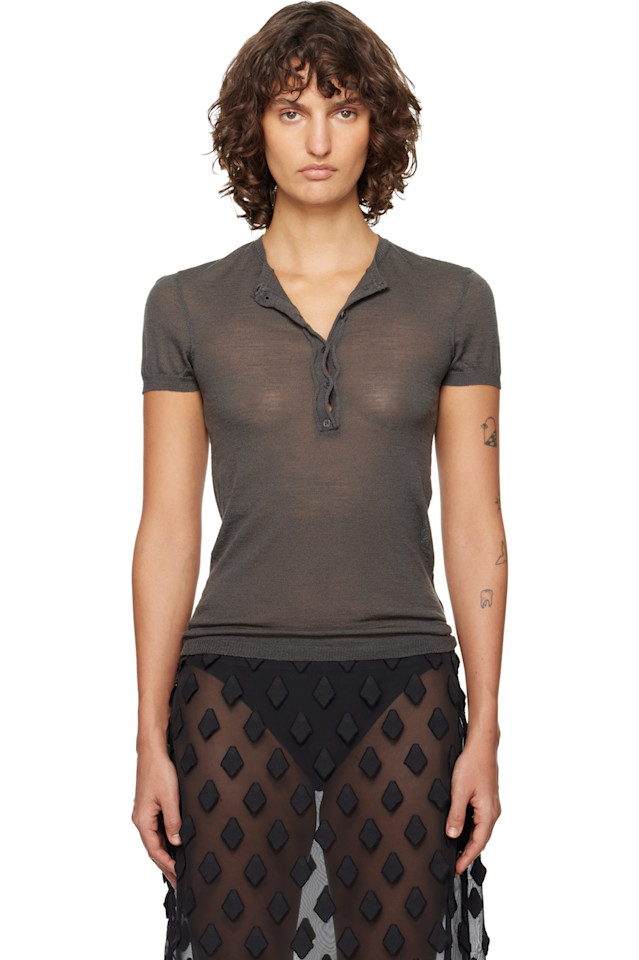 

Paloma Wool Серая футболка