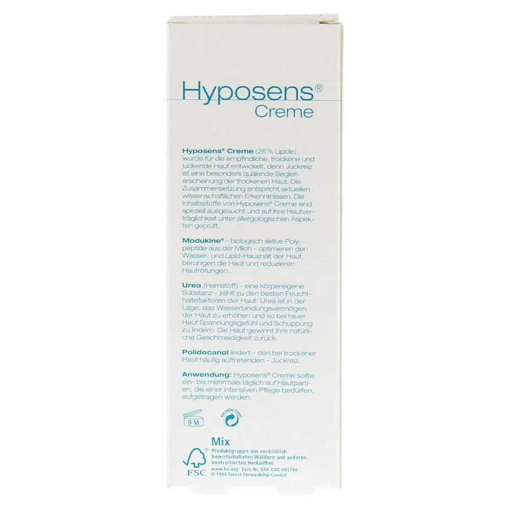 Крем Hyposens 200 г ‎Fontapharm Ag — фото 2