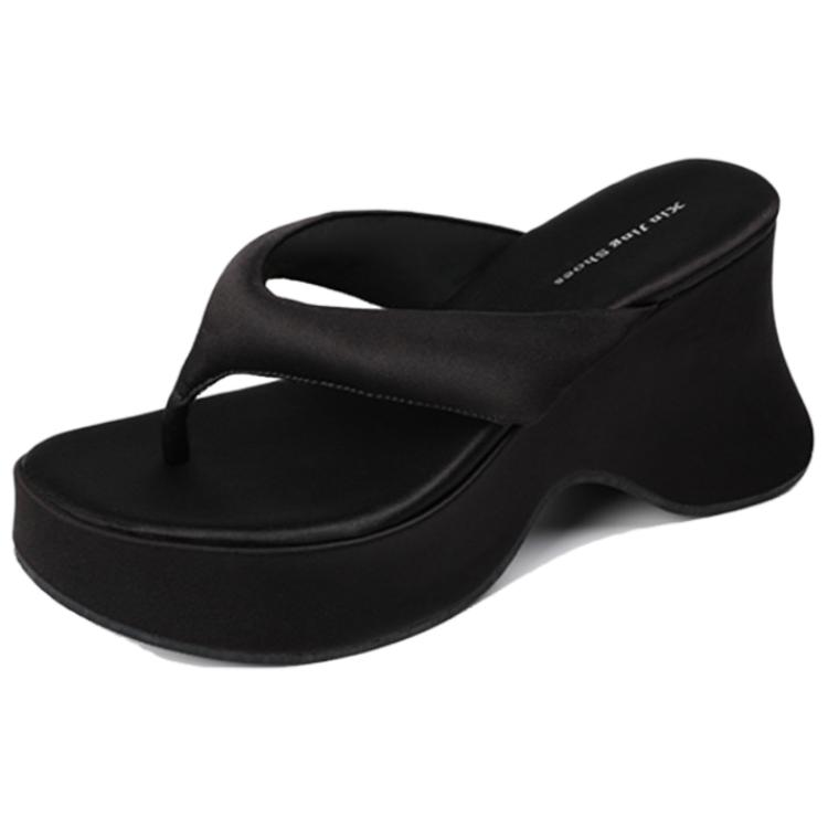 TATAYA Женские устойчивые к истиранию шлепанцы Black, цвет Black