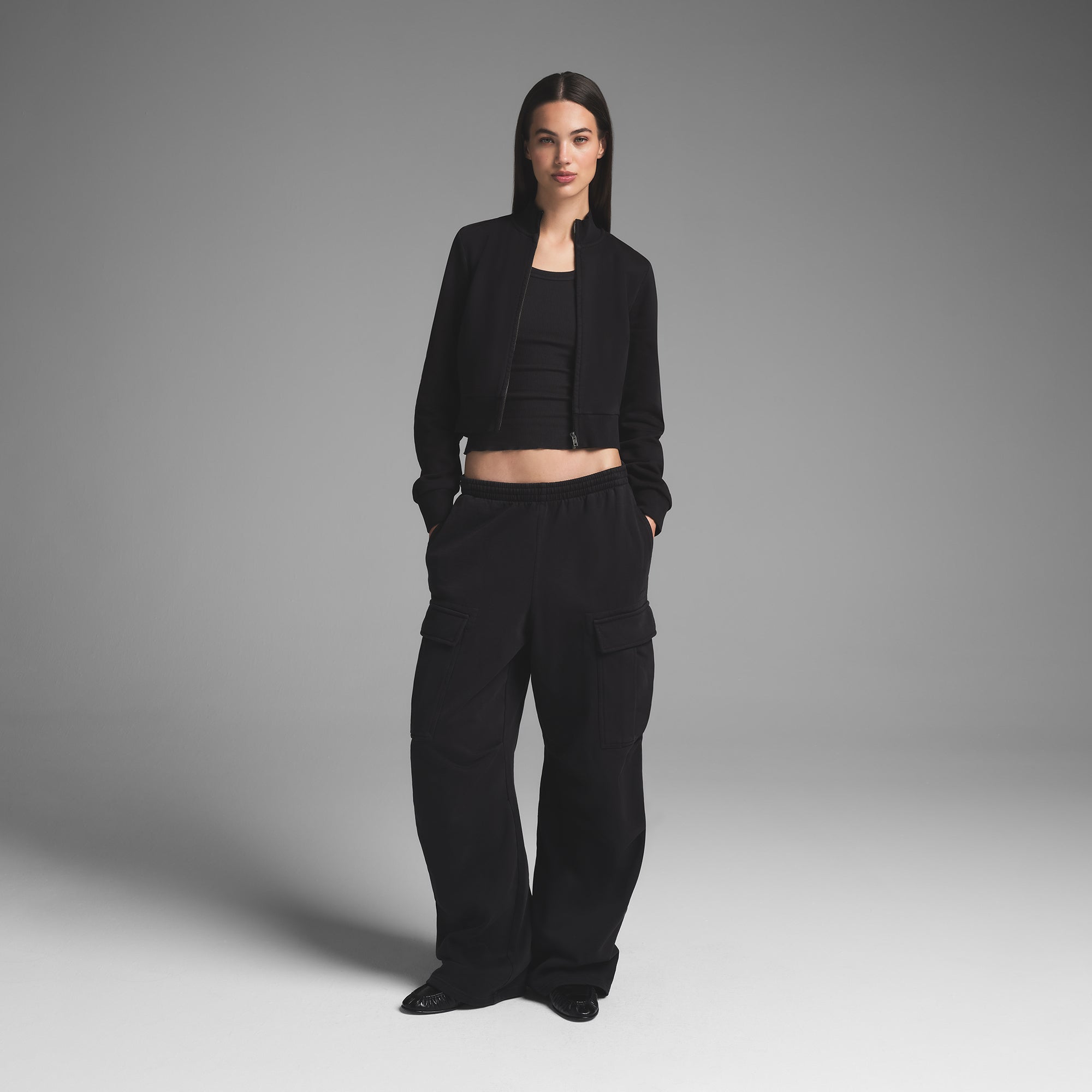 

Куртка спортивная SKIMS, цвет washed onyx