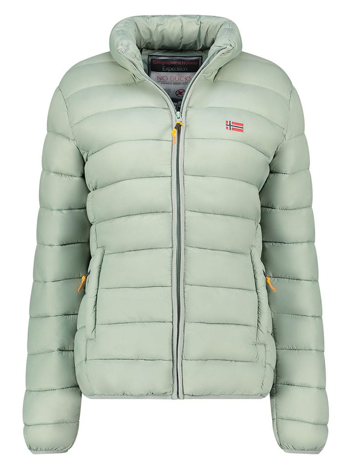 

Стеганая куртка Geographical Norway, светло-зеленый