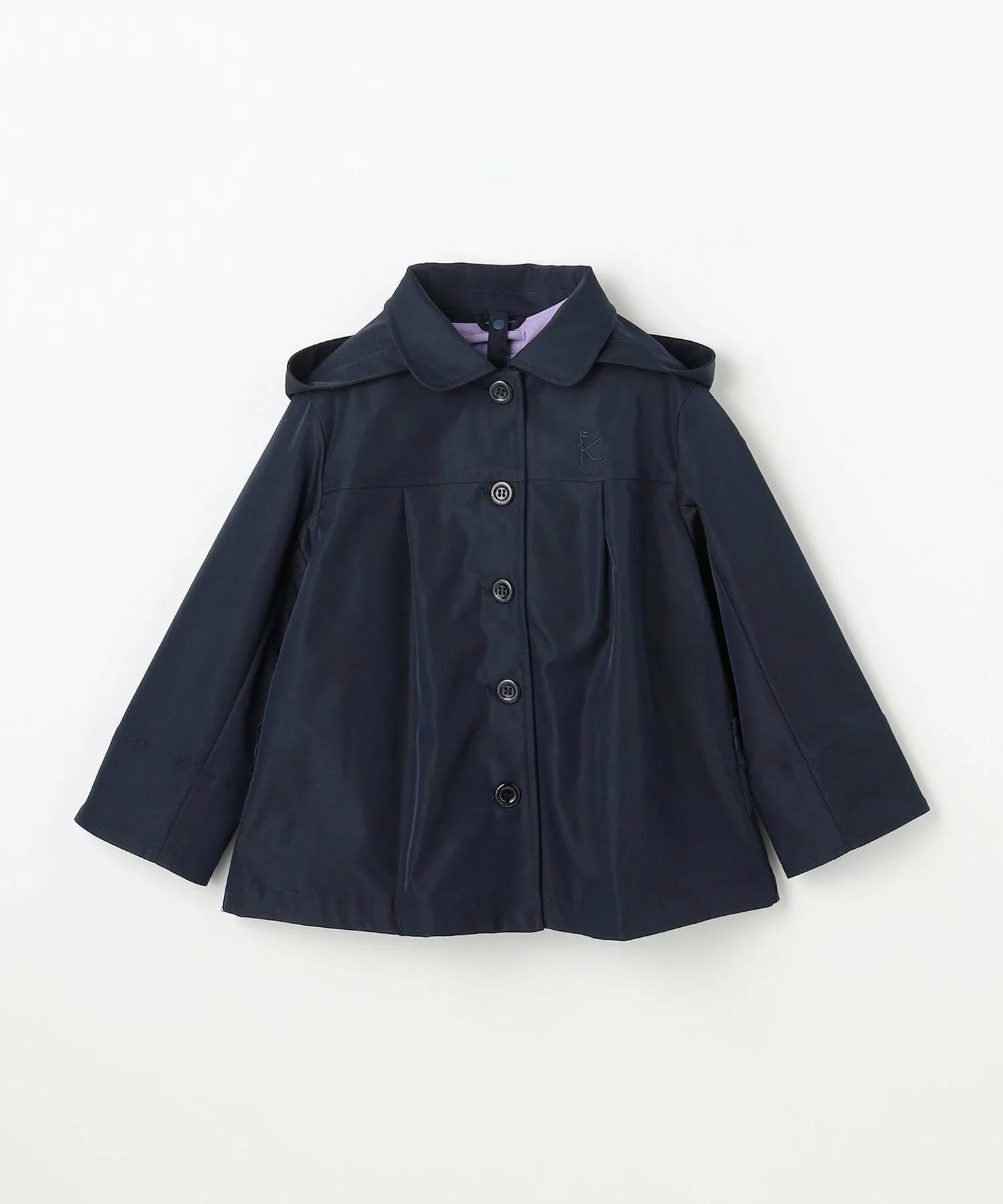 Куртка [110-140 см] Верхняя одежда, растягивающаяся на 3 части Kids Suite, Navy x Lavender [075] — фото 4